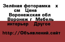 Зелёная фоторамка 20х30 см › Цена ­ 204 - Воронежская обл., Воронеж г. Мебель, интерьер » Другое   